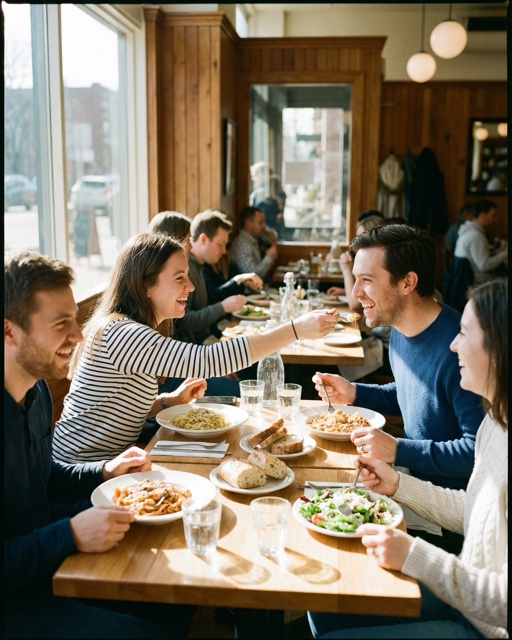 Dîner animé au restaurant